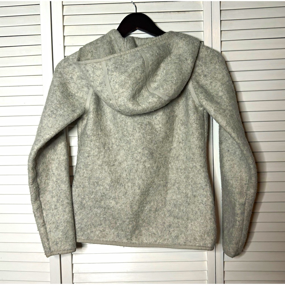 Smartwool Hudson Trail Fleece Anorak Women's XS Gray Half Zip Hoodie Casual